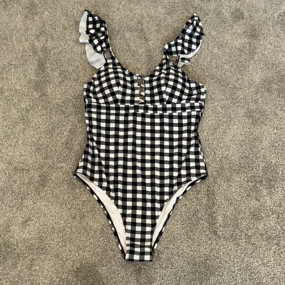 Cupshe Swim Cupshe Medium Gingham One Piece Poshmark